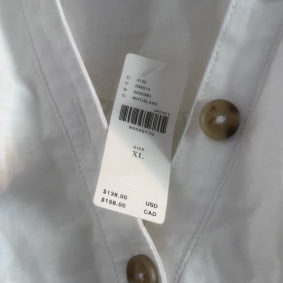 Anthropologie XL Pilcro Sleeveless V-Neck Linen Flounce Mini Dress - Picture 6 of 7